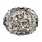 Piatto decorativo in argento con scena di corte di cavalieri, XIX secolo, Immagine 3