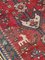 Shahsavan Tribal Manufaktur Teppich mit rotem Hintergrund und zoomorphen Motiven, 1890er 9