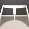 Mid-Century Italian Modern White Wood and Fabric Chairs, 1960s, Set of 6 9