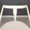 Mid-Century Italian Modern White Wood and Fabric Chairs, 1960s, Set of 6, Image 9