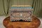 Marokkanische Riad Box aus lackiertem Holz, 1950 6