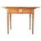 Antique Continental Geometric Oak Side Table 1