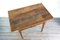 Antique Continental Geometric Oak Side Table 7