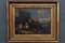 Scene of Animals and Shepherd, 18th Century, Oil on Canvas, Framed 1