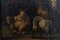 Escena de animales y pastor, siglo XVIII, óleo sobre lienzo, enmarcado, Imagen 5