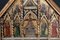 Neo-Gothic Painted Wooden Panel Biblical Scene 2
