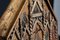 Panneau Néo-Gothique en Bois Peint Scène Biblique 7