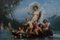 Paul Baudry, Scena con angeli, XIX secolo, Olio su tavola, con cornice, Immagine 2
