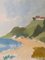 Coastal Hill, 1950s, Oil on Canvas, Framed 8