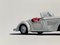 Michal Wojtysiak, Audi 225 Roadster, Acryl auf Papier, 2023 2