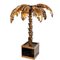 Mid-Century French Palm Tree Table Lamps, Set of 2 2