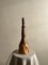 Brutalistische Tischlampe aus Holz mit gedrechselten Details, Frankreich, 1950er 7