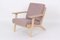 Poltrone Ge290 di Hans J. Wegner per Getama, set di 2, Immagine 9