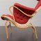 Vintage Pernilla Lounge Chair in Red Wool by Bruno Mathsson for Dux, 1960s 10