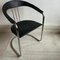 Italian Canastra Chrome and Black Leather Cantiver Chairs, 1970s, Set of 2, Image 5