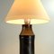 Mid-Century Ceramic Lamp with Glass Shade, 1960s 5