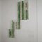 Lámparas de pared en verde esmeralda de Carlo Nason para Mazzega, años 60. Juego de 13, Imagen 5