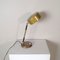 Tischlampe aus Bearbeitetem und Verchromtem Metall & Stahlstahl in Messing im Stil von Oscar Torlasco, 1960er 2