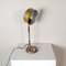 Lámpara de mesa de metal trabajado y cromado y acero inoxidable de latón al estilo de Oscar Torlasco, años 60, Imagen 3