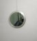 Wall Mirror in Brushed Aluminum and Smoke Glass, 1970s 2