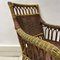 French Wicker Carver Armchair , 1970s 3