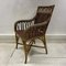 French Wicker Carver Armchair , 1970s 6