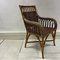 French Wicker Carver Armchair , 1970s 2