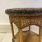 French Wicker 2 Tone Occasional Table, 1970s 2