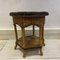 French Wicker 2 Tone Occasional Table, 1970s 7