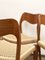 Mid-Century Danish Model 71 Chairs in Teak by Niels O. Møller for J.L. Møllers Furniture Factory, 1950, Set of 4, Image 12