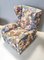 Vintage Floral Fabric Wingback Armchairs by Paolo Buffa, 1950s, Set of 2, Image 10