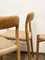 Mid-Century Danish Model 75 Chairs in Oak by Niels O. Møller for JL Møllers Furniture Factory, 1950s, Set of 4 12