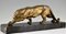 Demetre H. Chiparus, Art Deco Skulptur eines Panthers, 1930, Bronze & Marmor 8