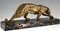 Demetre H. Chiparus, Art Deco Skulptur eines Panthers, 1930, Bronze & Marmor 3