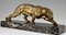Demetre H. Chiparus, Art Deco Sculpture of a Panther, 1930, Bronze & Marble, Image 4