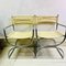 Mid-Century Chrome and Cream Dining Chairs, 1970s, Set of 2 5
