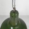 Industrial Hanging Lamp with Enamelled Steel Shade, 1950s, Image 16