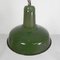 Industrial Hanging Lamp with Enamelled Steel Shade, 1950s, Image 12