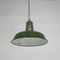 Industrial Hanging Lamp with Enamelled Steel Shade, 1950s 5