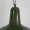 Industrial Hanging Lamp with Enamelled Steel Shade, 1950s 2