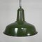 Industrial Hanging Lamp with Enamelled Steel Shade, 1950s 25