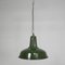 Industrial Hanging Lamp with Enamelled Steel Shade, 1950s 1