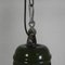 Industrial Hanging Lamp with Enamelled Steel Shade, 1950s 11