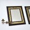 Victorian Brass and Wood Mirrors, 1880s, Set of 2 4