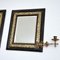 Victorian Brass and Wood Mirrors, 1880s, Set of 2 5