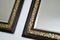 Victorian Brass and Wood Mirrors, 1880s, Set of 2 7