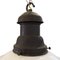 Lámpara colgante inglesa de opalino, años 40, Imagen 4