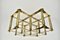 Mid-Century Modern Brass Wine Rack by Caravell 5