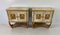 Italian Art Deco Parchment and Maple Twin Sideboards, 1930s, Set of 2 2