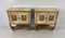 Italienische Art Deco Doppel Sideboards aus Pergament & Ahorn, 1930er, 2er Set 2